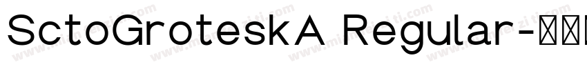 SctoGroteskA Regular字体转换